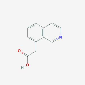 molecular formula C11H9NO2 B8810149 2-(Isoquinolin-8-YL)acetic acid 