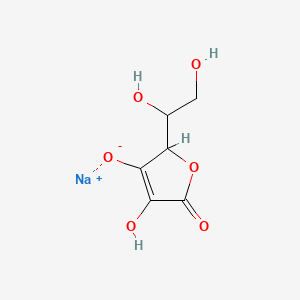 molecular formula C6H7NaO6 B8810168 L-Ascorbic acid, sodium salt CAS No. 7317-67-1