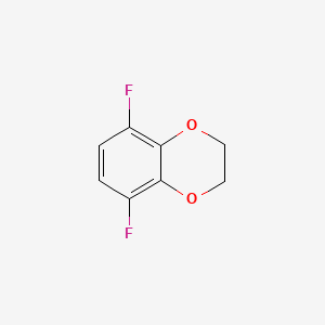 molecular formula C8H6F2O2 B8810224 5,8-Difluoro-1,4-benzodioxane CAS No. 72912-50-6