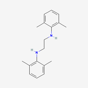 molecular formula C18H24N2 B8810267 N,N'-bis(2,6-dimethylphenyl)ethane-1,2-diamine CAS No. 72991-60-7