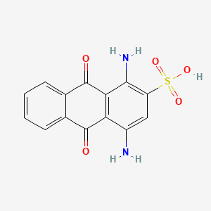 B8810387 1,4-Diamino-9,10-dihydro-9,10-dioxoanthracene-2-sulphonic acid CAS No. 4095-85-6