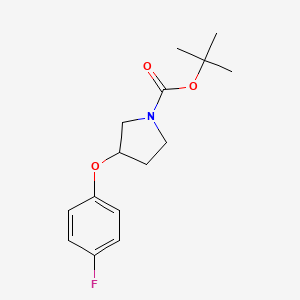 molecular formula C15H20FNO3 B8810412 1-N-Boc-3-(4-Fluorophenoxy)pyrrolidine 