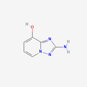 molecular formula C6H6N4O B8810464 2-Amino-[1,2,4]triazolo[1,5-a]pyridin-8-ol 
