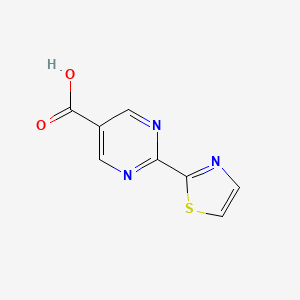 2-(Thiazol-2-YL)pyrimidine-5-carboxylic acid