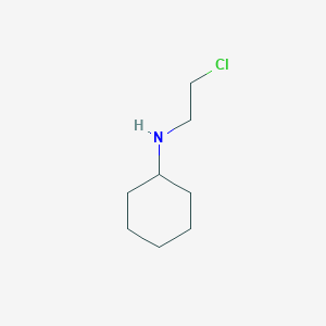 molecular formula C8H16ClN B8810507 N-(2-chloroethyl)cyclohexanamine 