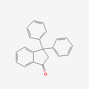 molecular formula C21H16O B8810526 3,3-Diphenyl-1-indanone CAS No. 55010-17-8