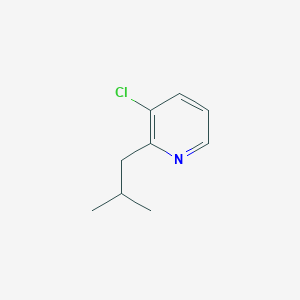 molecular formula C9H12ClN B8810566 3-Chloro-2-isobutylpyridine 