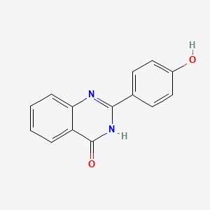 molecular formula C14H10N2O2 B8810583 2-(4-Hydroxyphenyl)-3h-Quinazolin-4-One CAS No. 89860-51-5