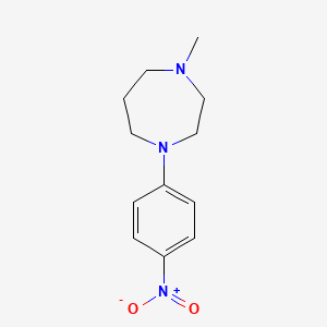 molecular formula C12H17N3O2 B8810621 1-Methyl-4-(4-nitrophenyl)-1,4-diazepane CAS No. 223786-22-9