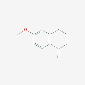 molecular formula C12H14O B8810629 6-Methoxy-1-methylene-1,2,3,4-tetrahydronaphthalene 