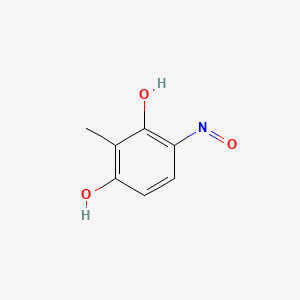 molecular formula C7H7NO3 B8810673 2-Methyl-4-nitrosoresorcinol CAS No. 697733-83-8