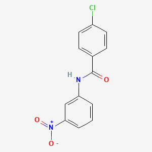molecular formula C13H9ClN2O3 B8810688 4-chloro-N-(3-nitrophenyl)benzamide CAS No. 6282-15-1