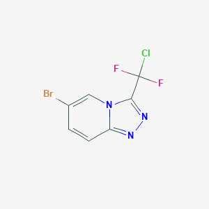 6-Bromo-3-(chlorodifluoromethyl)-[1,2,4]triazolo[4,3-a]pyridine