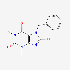 7-Benzyl-8-chloro-1,3-dimethyl-3,7-dihydro-1H-purine-2,6-dione