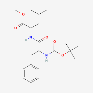 METHYL 2-(2-{[(TERT-BUTOXY)CARBONYL]AMINO}-3-PHENYLPROPANAMIDO)-4-METHYLPENTANOATE