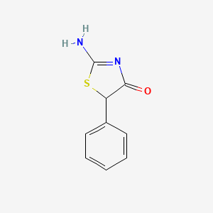 B8810990 4-Thiazolidinone, 2-imino-5-phenyl- CAS No. 1762-68-1