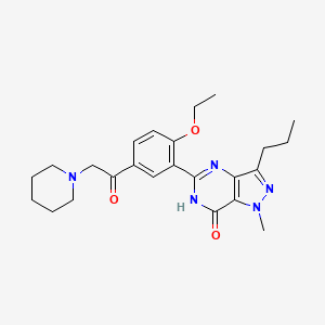 molecular formula C24H31N5O3 B8811007 Piperiacetildenafil 
