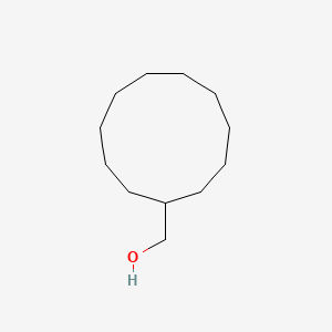 molecular formula C12H24O B8811308 Cycloundecanemethanol CAS No. 29518-02-3
