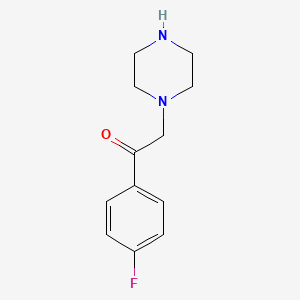 1-(4-Fluorophenyl)-2-(piperazin-1-yl)ethan-1-one