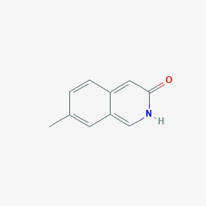 molecular formula C10H9NO B8811367 7-Methylisoquinolin-3(2H)-one CAS No. 51463-02-6