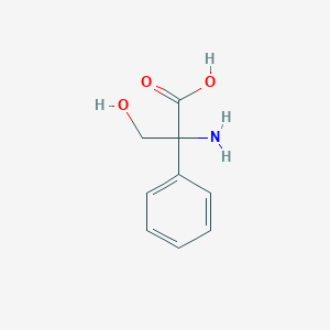 molecular formula C9H11NO3 B8811419 2-Amino-3-hydroxy-2-phenylpropanoic acid CAS No. 6321-86-4