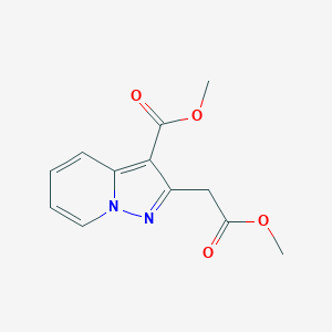 Methyl 2-(2-methoxy-2-oxoethyl)pyrazolo[1,5-a]pyridine-3-carboxylate