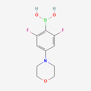 2,6-Difluoro-4-morpholinophenylboronic acid