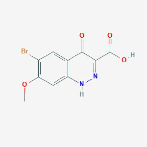 6-Bromo-4-hydroxy-7-methoxycinnoline-3-carboxylic acid