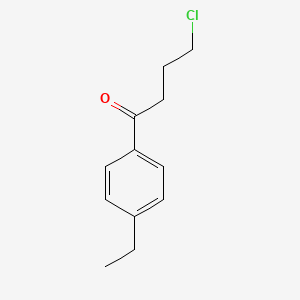 molecular formula C12H15ClO B8811478 4-Chloro-4'-ethylbutyrophenone CAS No. 71526-83-5