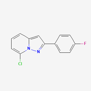 7-Chloro-2-(4-fluorophenyl)pyrazolo[1,5-a]pyridine