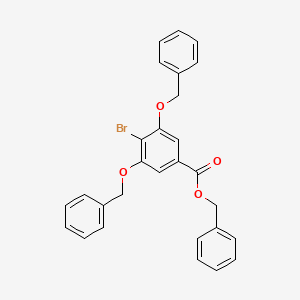 Benzyl 3,5-bis(benzyloxy)-4-bromobenzoate