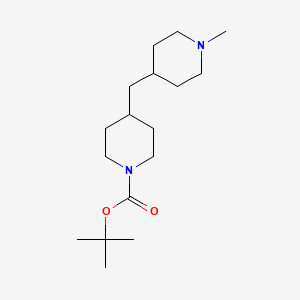 molecular formula C17H32N2O2 B8811551 1-Boc-4-[(1-methyl-4-piperidyl)methyl]piperidine CAS No. 879883-64-4