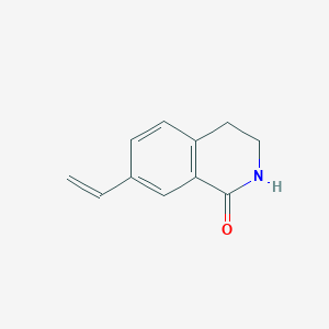 molecular formula C11H11NO B8811584 7-Vinyl-3,4-dihydroisoquinolin-1(2H)-one 