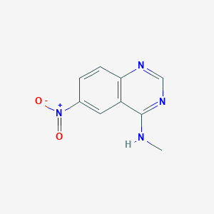 molecular formula C9H8N4O2 B8811600 N-Methyl-6-nitroquinazolin-4-amine CAS No. 51687-07-1