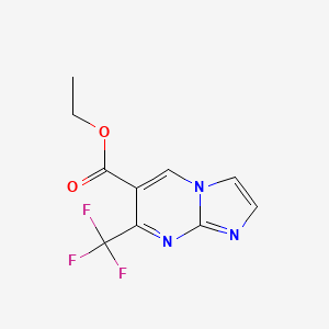 Ethyl 7-(trifluoromethyl)imidazo[1,2-a]pyrimidine-6-carboxylate