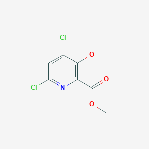 molecular formula C8H7Cl2NO3 B8811649 Methyl 4,6-dichloro-3-methoxypicolinate 
