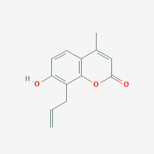 molecular formula C13H12O3 B8811662 8-Allyl-7-hydroxy-4-methyl-chromen-2-one CAS No. 1616-54-2
