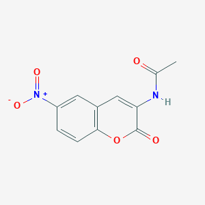 3-Acetamido-6-nitrochromen-2-one
