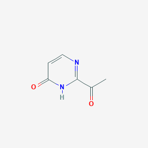 molecular formula C6H6N2O2 B8811692 1-(4-Hydroxypyrimidin-2-yl)ethan-1-one 