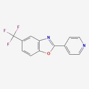 2-(Pyridin-4-yl)-5-(trifluoromethyl)benzo[d]oxazole