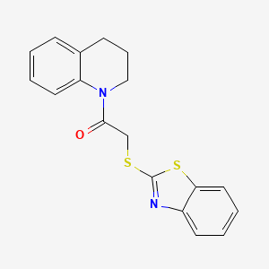 2-(Benzo[d]thiazol-2-ylthio)-1-(3,4-dihydroquinolin-1(2H)-yl)ethanone