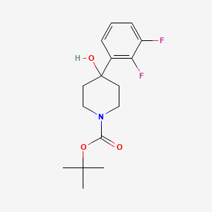 1-Piperidinecarboxylic acid, 4-(2,3-difluorophenyl)-4-hydroxy-, 1,1-dimethylethyl ester
