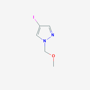 molecular formula C5H7IN2O B8811807 4-Iodo-1-(methoxymethyl)-1H-pyrazole 