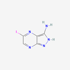 5-Iodo-1H-pyrazolo[3,4-b]pyrazin-3-amine