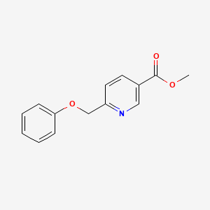 Methyl 6-(phenoxymethyl)nicotinate