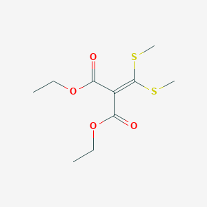 molecular formula C10H16O4S2 B8811868 Diethyl 2-(bis(methylthio)methylene)malonate CAS No. 55084-15-6