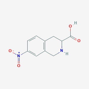 molecular formula C10H10N2O4 B8811928 7-nitro-1,2,3,4-tetrahydroisoquinoline-3-carboxylic Acid 