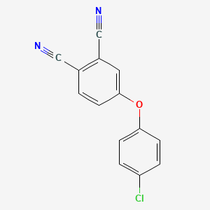 molecular formula C14H7ClN2O B8811959 4-(4-Chloro-phenoxy)-phthalonitrile CAS No. 182417-09-0