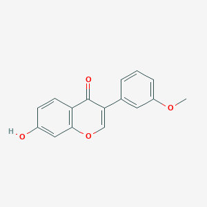 molecular formula C16H12O4 B8812273 7-hydroxy-3-(3-methoxyphenyl)-4H-chromen-4-one CAS No. 139256-06-7