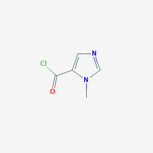 molecular formula C5H5ClN2O B8812320 1-methyl-1H-Imidazole-5-carbonyl chloride 
